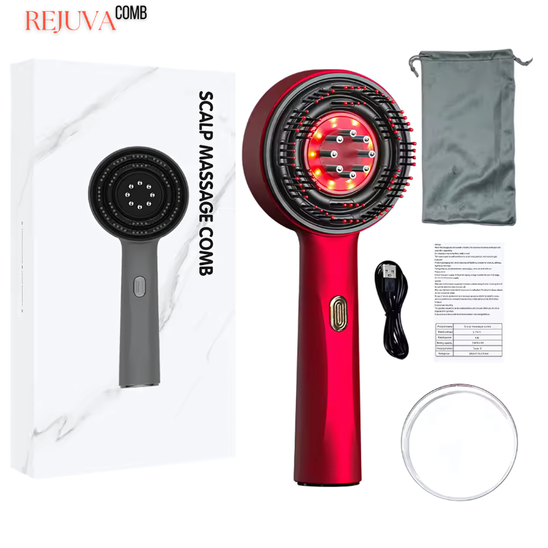 RejuvaComb™ – Electric Scalp Massager & Hair Growth Stimulator