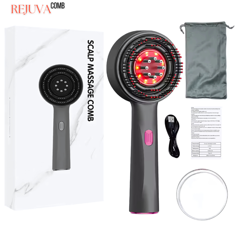 RejuvaComb™ – Electric Scalp Massager & Hair Growth Stimulator